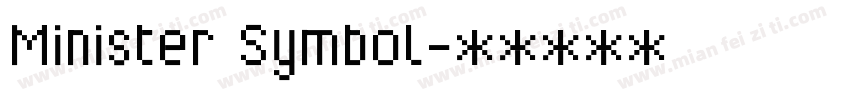 Minister Symbol字体转换